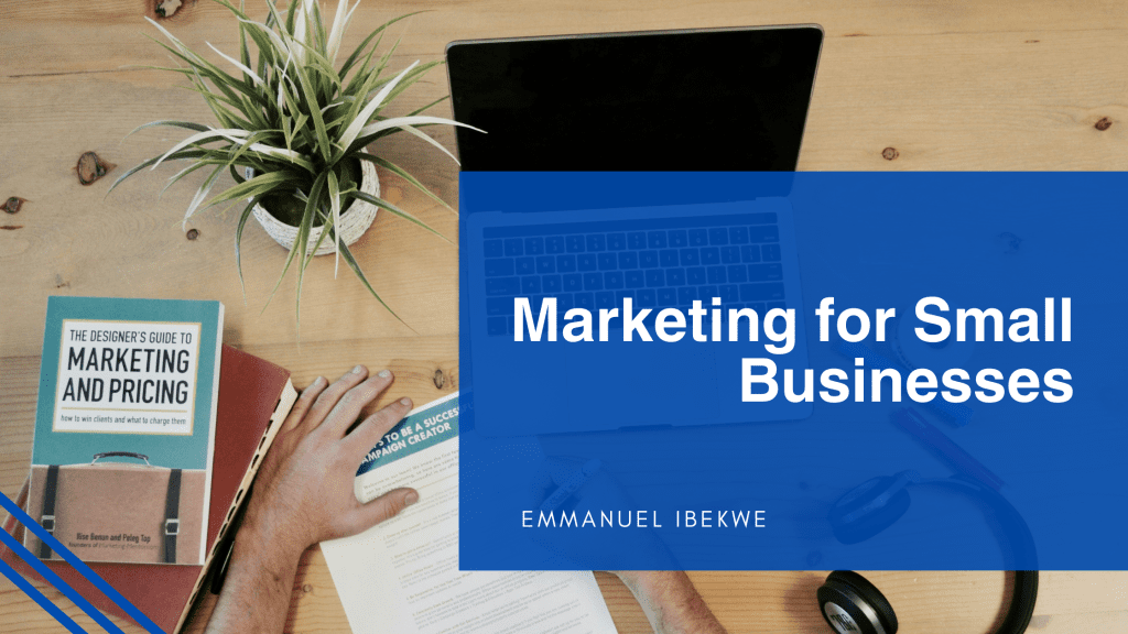 Marketing for Small Businesses Emmanuel Ibekwe